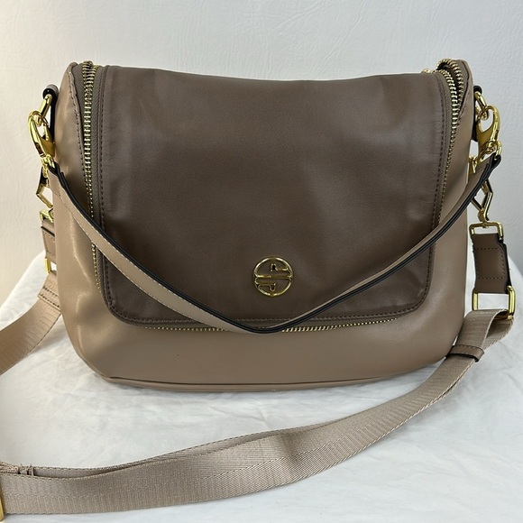 Segolene En Cuir Two Tone Shoulder/Crossbody Bag - Picture 4 of 14